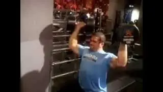 Shoulder Pressing in Mid City gym