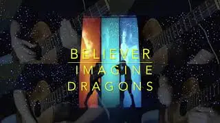 Believer (Imagine Dragons) - Guitar Quartet/ Sheet music available