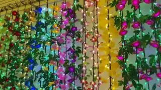 Led flower garland