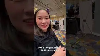 MOFT’s Newest Origami Inspired Mobile Accessory- Tri-Pod #ces2024 #CES #Moft #mobileaccessories