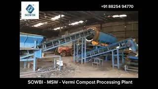 MSW - Vermi Compost Processing Plant | @sowbiautomation | Manufacturers & Exporters