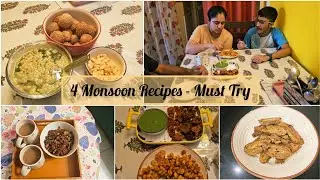 4 Monsoon Special Recipes | Chai, Rain & Snacks = Monsoon Perfection  @homestylecreation