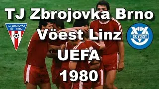 TJ Zbrojovka Brno - SK VÖEST Linz 3:1 (17.9.1980) UEFA