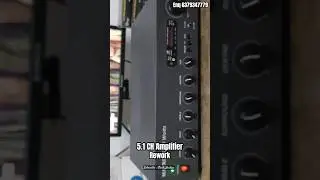 5.1 CH Old Analog Amplifier Rework #song #music #love #bollywood #amplifiers #rework