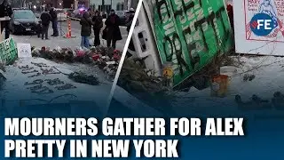 New York Vigil Honors  Nurse Alex Pretti Shot Dead by Immigration Officers