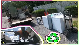 Scrap Metal Scavenger DUMPSTER DIVING Appliance & Auto Parts Recycling HUSTLING BALTIMORE MD ♻️