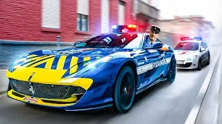 Je pars en intervention avec la police... en Ferrari !