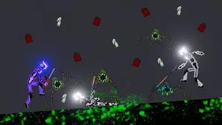 The Most Dangerous Monsters VS Robots - People Playground #144