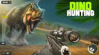 Dino Hunter Sniper Shooter: FPS Gun Shooting Game Android Gameplay