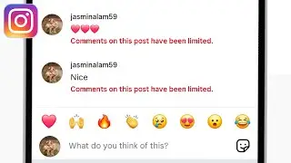 Проблема с ограничением комментариев в Instagram к этому посту || Проблема с ограничением коммент...