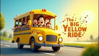 THE BIG YELLOW RIDE 🚍 | School Bus Song for Kids & Toddlers | Luigie Land 🎶