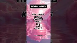 Things Worth Knowing About Life And People: #shorts