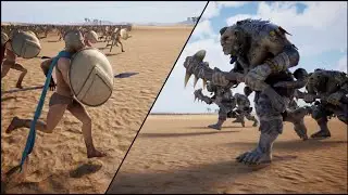 300 Troll Warriors vs 70,000 Spartans | Ultimate Epic Battle Simulator 2 | UEBS 2