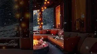 Cozy Fireplace & Smooth Jazz Tunes for a Peaceful Escape #instrumentaljazz #jazzmusic #shorts