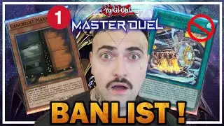 Nouvelle BANLIST sur Yu-Gi-Oh! MASTER DUEL