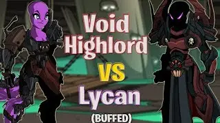 AQW Void Highlord vs Lycan (Buffed) 1v1 PvP