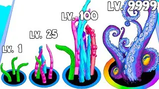 FULL GAMEPLAY in ALIEN HOLE 🕳️ MEGA TENTACLES THAT SWALLOWED EVERYONE! [From 1 lvl To 50 lvl]