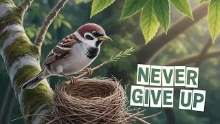 The Little Sparrow Who Never Gave Up 🐦 | Jiji&rsquo;s Journey to Build Her Dream Nest | Motivational Kids