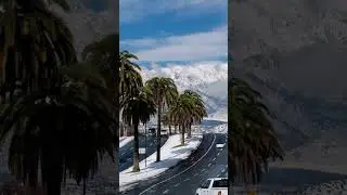 Nieve en Santiago (real). #santiago #santiagodechile #nieve #chile
