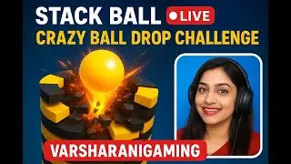 🔴 Stack Ball Live | Crazy Ball Drop Challenge | VarshaRaniGaming 🎯