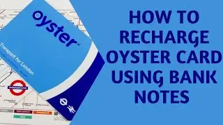How to recharge Oyster card using Bank Notes in London | East Croydon Station | London Vlogs