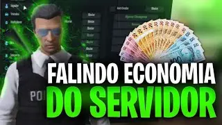 FALINDO ECONOMIA DE SERVIDOR FAMOSO DO TIK TOK COM MOD MENU GTA RP