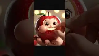 ​The Cutest Apple You've Ever Seen! 🍎🥺 #shorts #kawaii