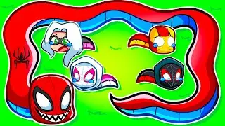 Becoming The BIGGEST SNAKE In Roblox To EAT SPIDER FRIENDS....