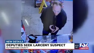 Deputies seek larceny suspect in Rutherford County