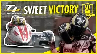 SWEET VICTORY 🏆  *Isle of Man TT* - 3 Wheeling Sidecar Race (2013 R1)