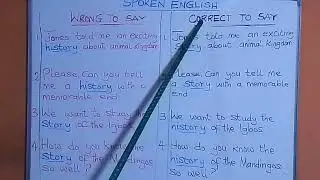 LEARN HOW TO USE ENGLISH WORDS CORRECTLY : 