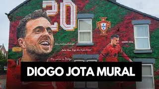 New Diogo Jota mural completed in Anfield, Liverpool