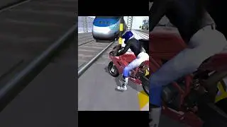 Bullet Train Crash Motorcycle#shorts#Android Gameplay# 3d Driving Class#IFUF