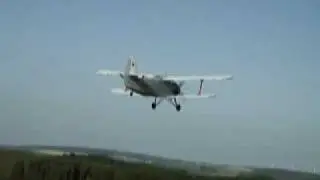Antonov AN 2 start auf dem Flugtag Messelberg