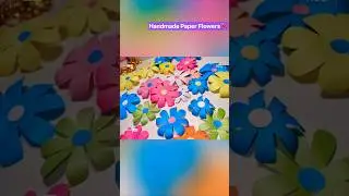 Easy Handmade Flowers🌺✨#shorts #shortsviral #diy #origami#papercraft #easy#diycrafts#handmade#flower