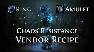Path of Exile - Magic Ring or Amulet with Chaos Resistance Vendor Recipe