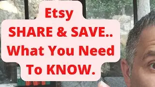 Etsy Share & Save - What YOU Need To Know