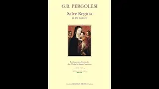 Pergolesi: Salve Regina a 2 voci.  Moscow State Univ. Chamber Orchestra. Edited by Maurizio Machella
