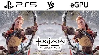 Horizon Forbidden West - PS5 vs Handheld with eGPU | Amazing Performance on eGPU High Graphics