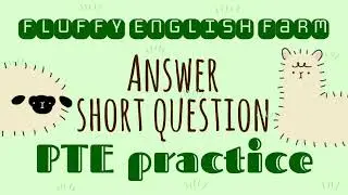 PTE Answer Short Question Practice 2025 | Listening & Speaking Training @furball-english