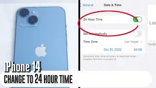 iPhone 14 - How to enable 24 hour time iPhone 14 / Plus / Pro / Pro Max