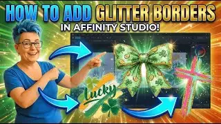 How to Add Glitter Borders in Affinity Studio