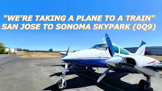 Flight from San Jose to Sonoma in a Cessna 310
