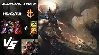 JUNGLE Pantheon vs Zed - NA Challenger Patch 25.S2.2
