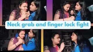 Neck grab and finger lock fight #nanad bhabhi fight #trending #viral #rishto mein darar #✅🙏☺️💐💖✨