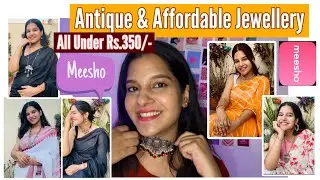 Meesho Jewellery Haul Video | Antique Silver Affordable Jewellery on Meesho | Meenal Goyal