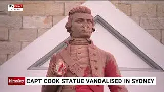 Captain Cook statue vandalised in Sydney's east