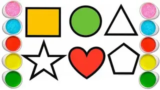Shapes Name For Toddlers, 2D Shapes Drawing For Kids, Shapes Name, Educational Videos For Kids