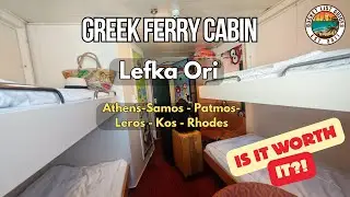 Greek Ferry Cabin Tour | Lefka Ori (Blue Star / Superfast) Athens to Rhodes – Is It Worth It?