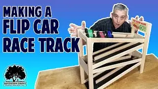 Making Flip Cars and a Race Track / Wooden Toys